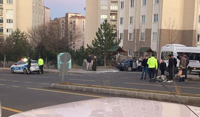 Nevşehir'de Motosiklet Kazası 1 Yaralı