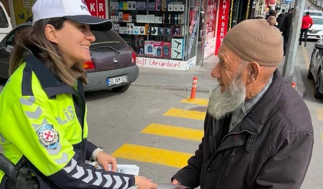 Nevşehir’de Trafik Eğitim ve Bilgilendirme Çalışması Yapıldı