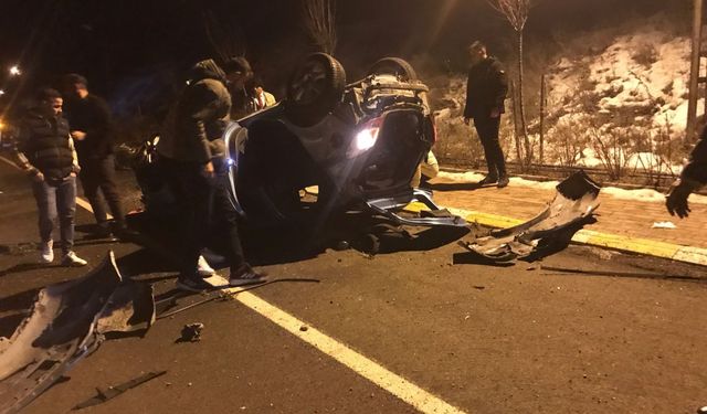 Uçhisar'da Trafik Kazası 2 Yaralı