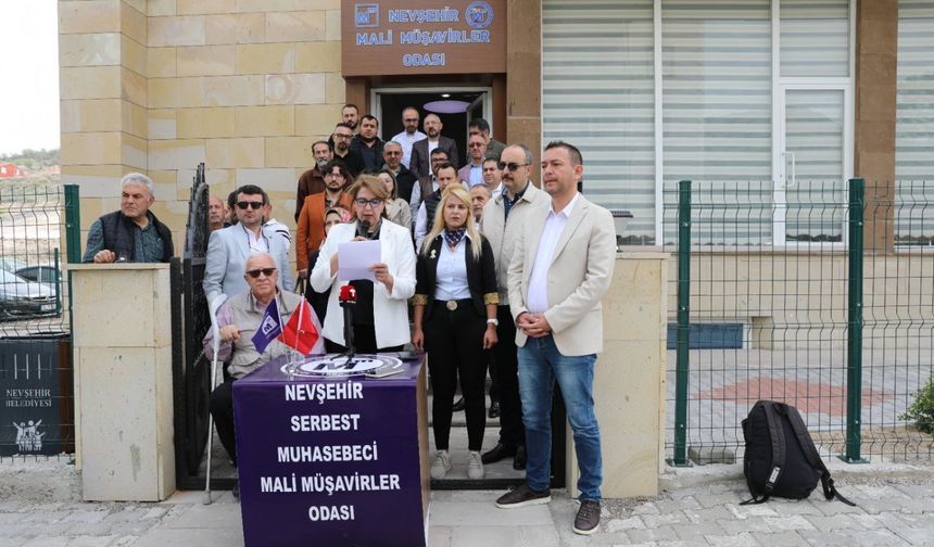 Nevşehir Serbest Muhasebeciler ve Mali Müşavirler Odası Artan İş Yükü Baskısına Karşı Ses Yükseltti