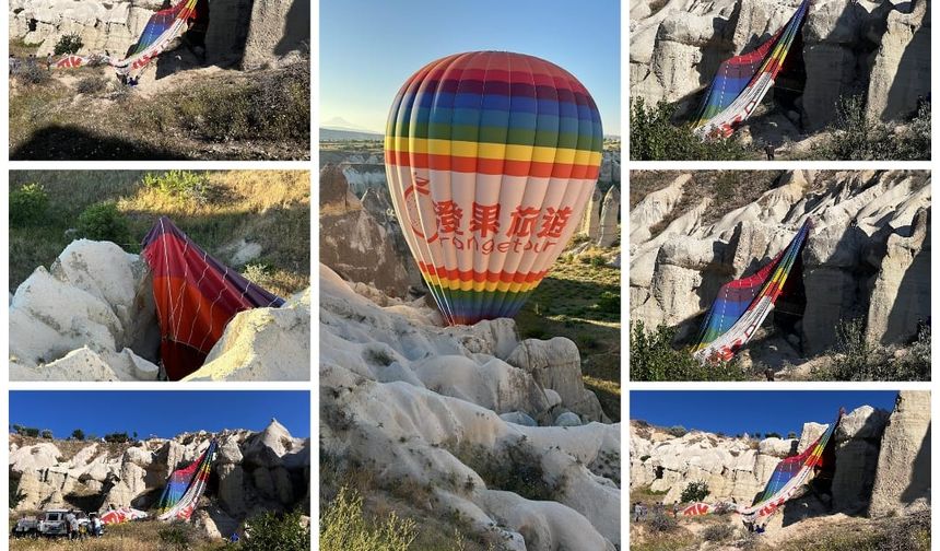 Kapadokya'da Balon Pilotu 20 Kişinin Hayatını Kurtardı