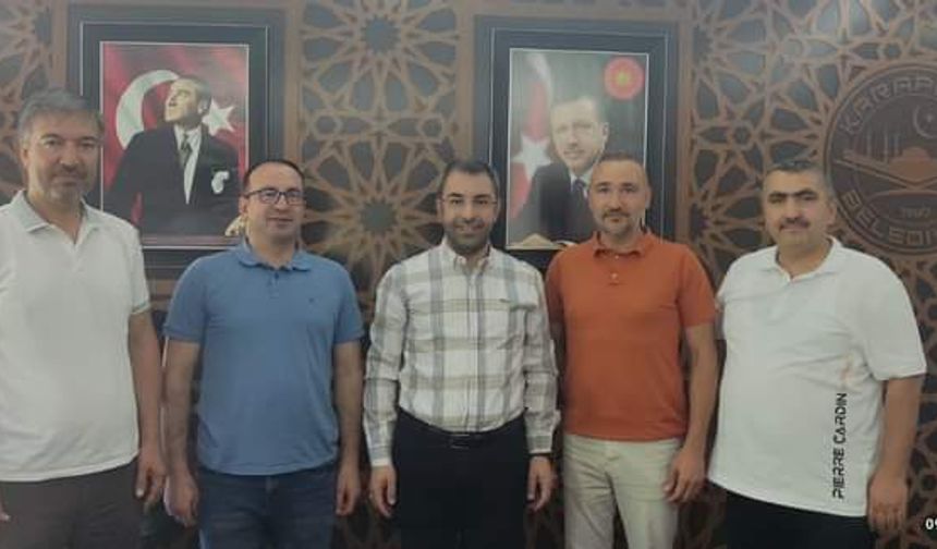 Eğitim Bir Sen Nevşehir Şube Başkanlığı Heyeti Başkan Güneş'i Ziyaret Etti