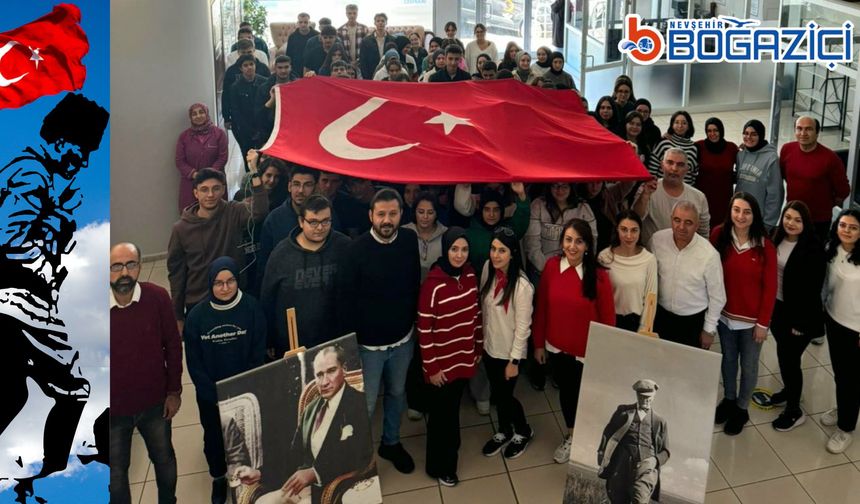 Nevşehir Boğaziçi Özel Öğretim Kursunda Cumhuriyet Coşkusu