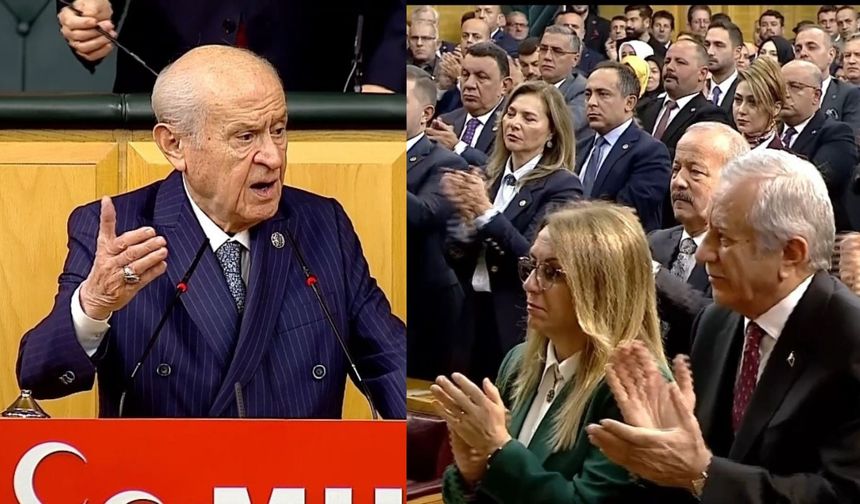 MHP Lideri Bahçeli: "Terörist başının tecridi kaldırılırsa, gelsin TBMM DEM Parti grup toplantısında konuşsun"