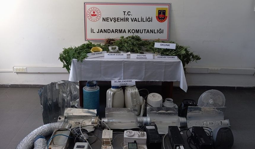 Nevşehir'de "Narkoçelik" Operasyonu: 7 Gözaltı