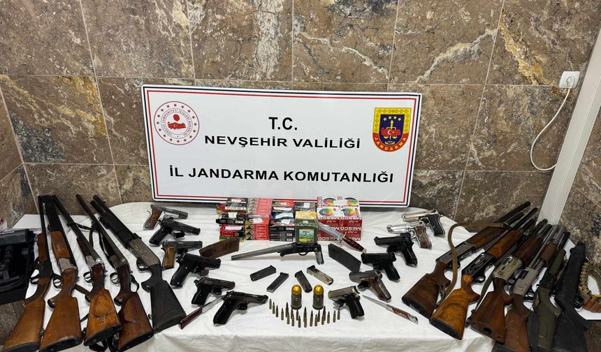 Ürgüp’te Arama Yapılan Adresten Cephanelik Çıktı!