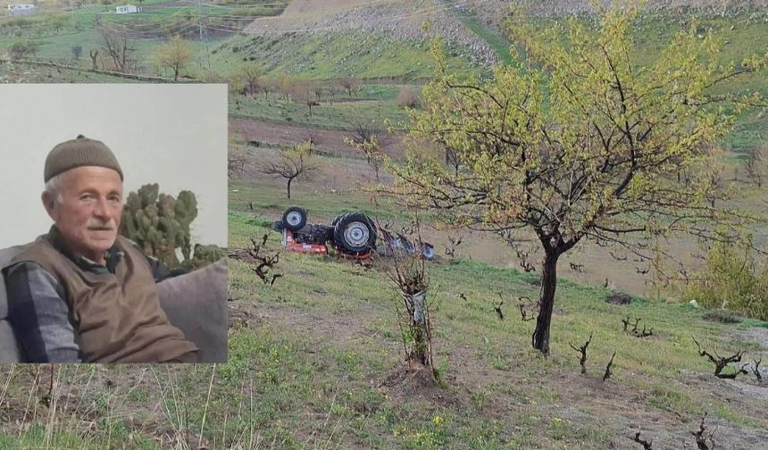 Devrilen traktörün altında kalan sürücü hayatını kaybetti
