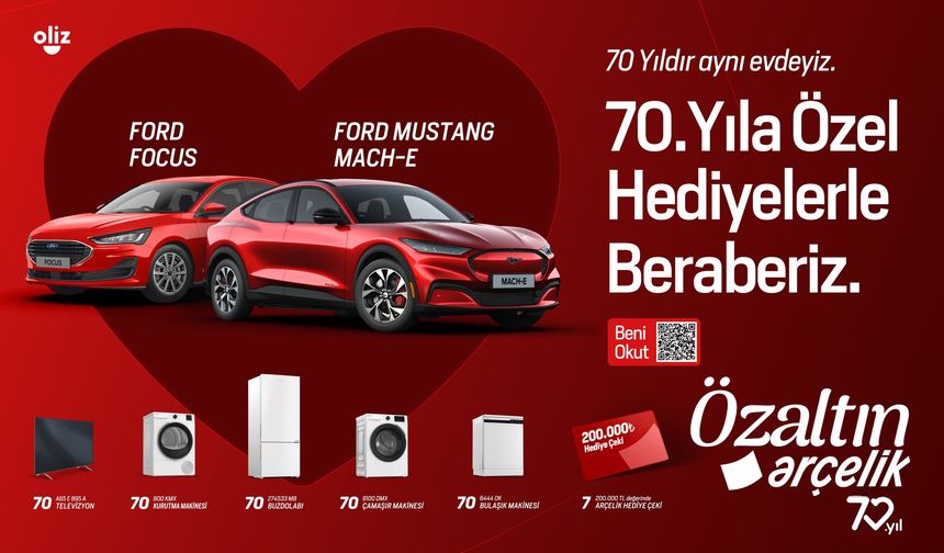 Özaltın Arçelik'ten 70. Yıla Özel Büyük Çekiliş!