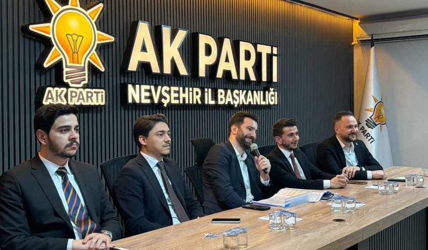 AK Parti Nevşehir Gençlik Kolları, Genel Başkan Yardımcısı Osman Nuri Nazlıer’i Ağırladı