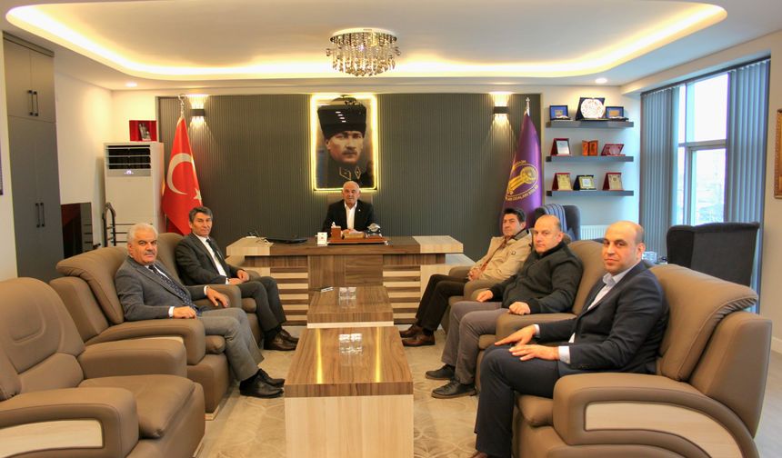 İŞ-KUR İl Müdürü İnanıcı, NEVESOB Başkanı Pınarbaşı’nı Ziyaret Etti