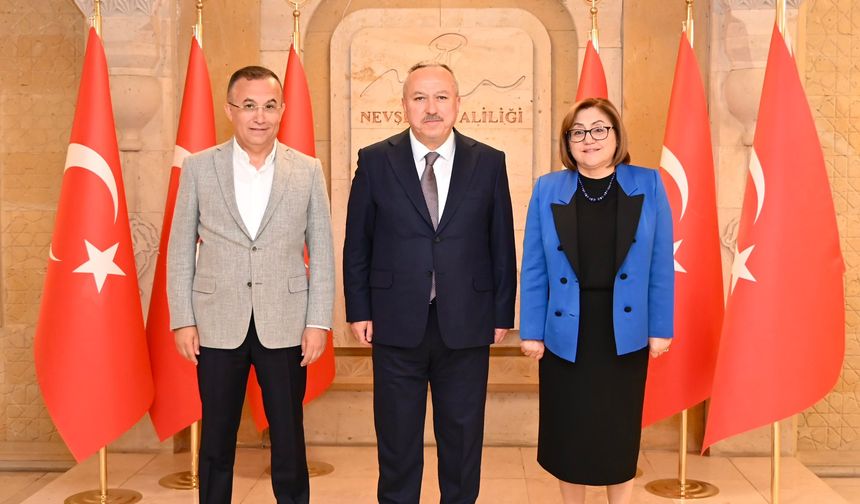 Nevşehir Valisi Ali Fidan, Gaziantep Protokolünü Ağırladı