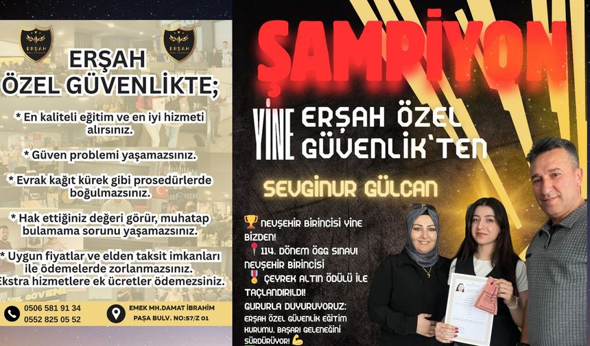 Erşah Zirveyi Kaptırmıyor, Ödül Yine Çeyrek Altın