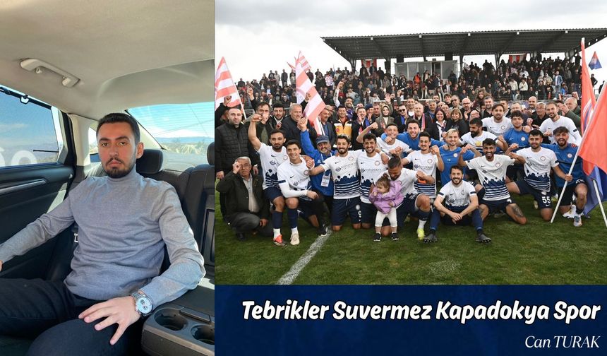 Can Turak’tan Suvermez Kapadokya Spor’a Tebrik