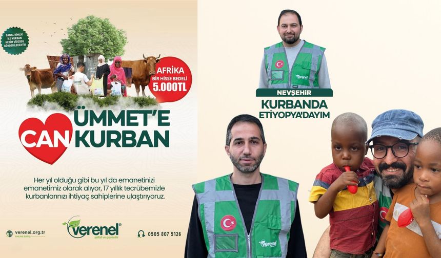 Verenel Nevşehir Gönüllüleri Bu Kurban'da Etiyopya'da