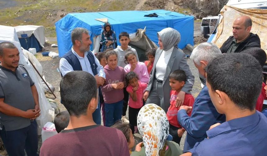 Derinkuyu Kaymakamı Esra Bozan’dan Mevsimlik Tarım İşçilerine Ziyaret