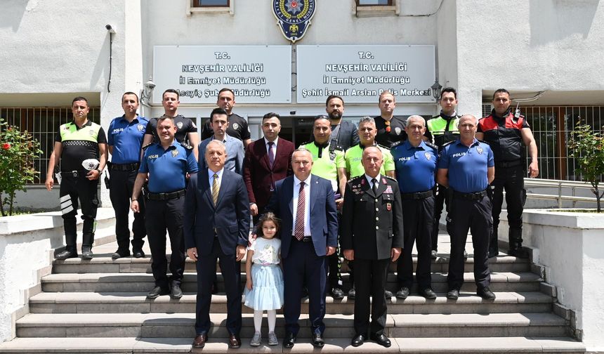 Vali Ali Fidan, Kale Şehit İsmail Arslan Polis Merkezi Amirliği’ni ziyaret etti