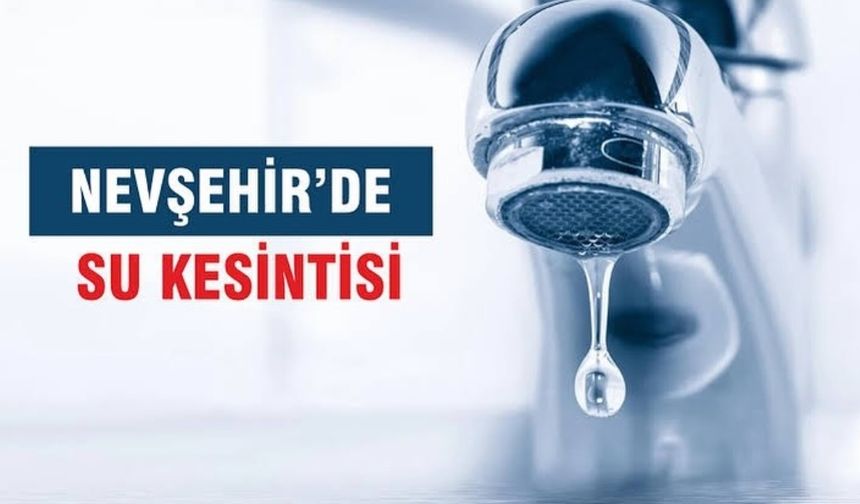2000 Evler Mahallesi’nde Su Kesintisi