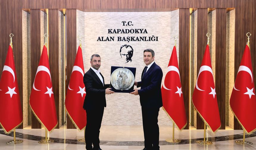 Güneş Kapadokya Alan Başkanı Cem Aslanbay’ı Ziyaret Etti
