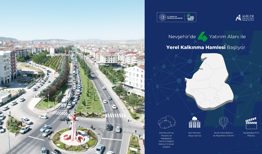 Balondan Patatese, Veriden Filme Nevşehir’de 4 Alanda Yatırım Hamlesi