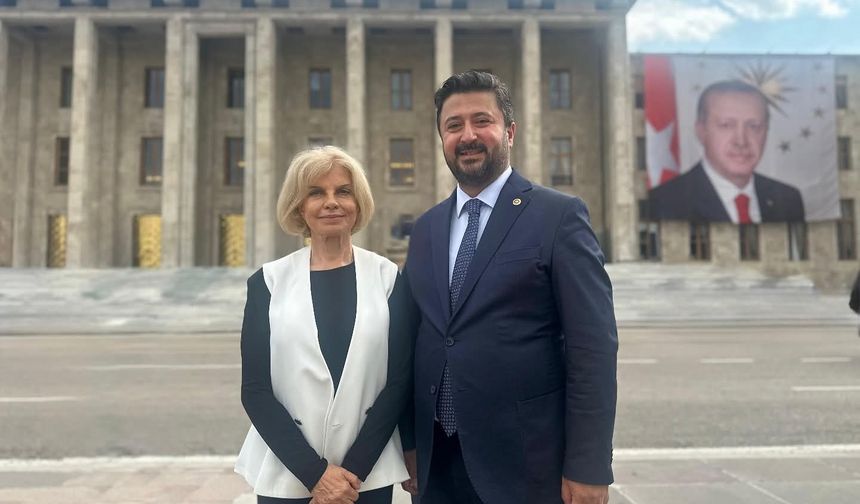 Milletvekili Çalışkan, Tansu Çiller ile TBMM’de Bir Araya Geldi