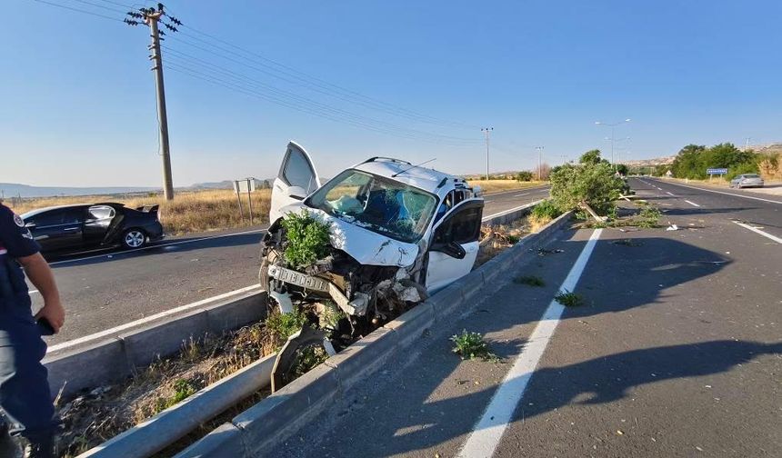 Ortahisar'da Trafik Kazası 1 Yaralı