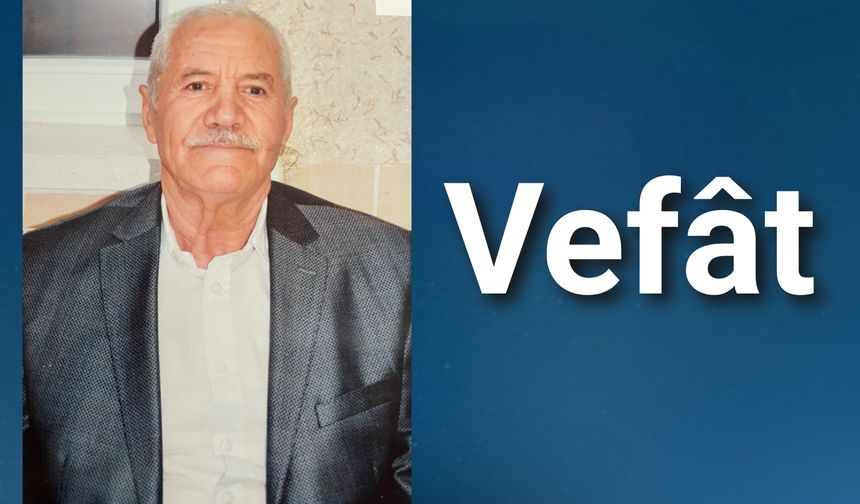 Eski Sanayi Esnaflarından Mustafa Denk Vefât Etti