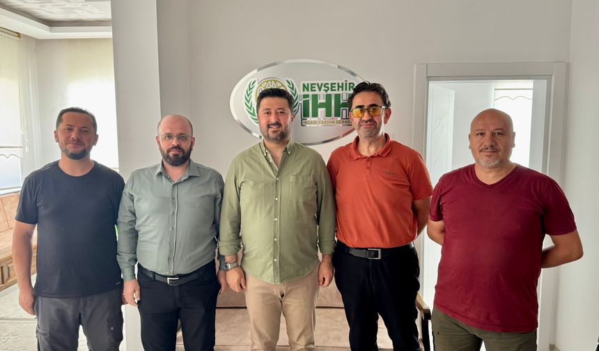 AK Parti Nevşehir Milletvekili Emre Çalışkan’dan İHH Nevşehir Şubesine Ziyaret
