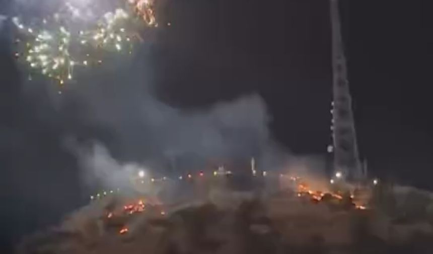 Nevşehir’de Havai Fişek Gösterisi Yangına Neden Oldu
