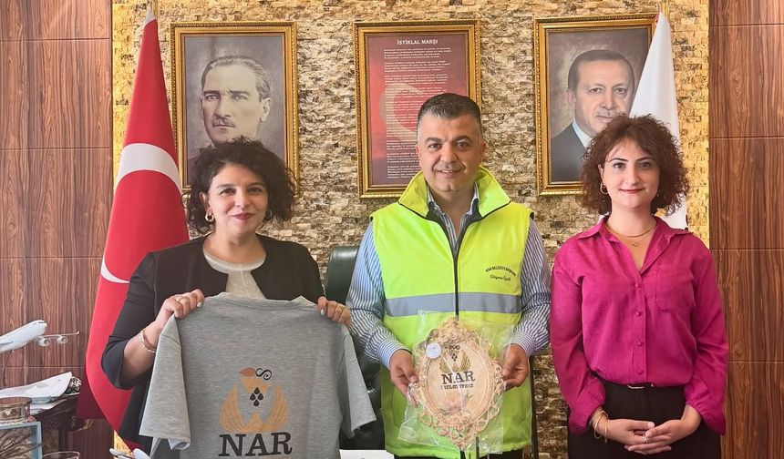 Gülşehir Belediyesi Kadın Çalışma Merkezi’nden Nar Belediyesi’ne Ziyaret