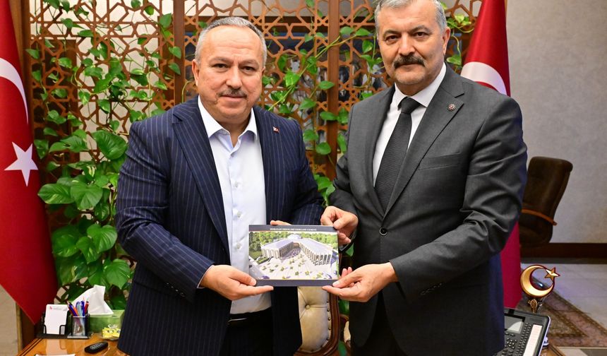 Başkan Doğu Nevşehir Valisi Ali Fidan’ı Cemevi Külliyesi Açılışına Davet Etti