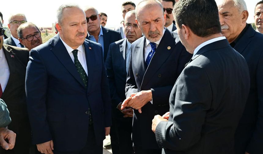 Vali Ali Fidan ve MHP Genel Başkan Yardımcısı Yaşar Yıldırım Hacıbektaş'ta Cemevi Külliyesi İnşaatını İnceledi