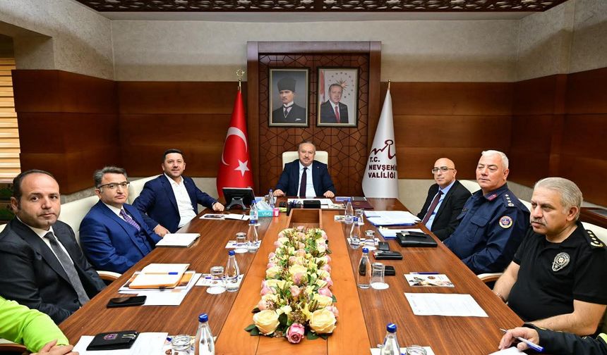 Nevşehir Valisi Ali Fidan, Karayolları Trafik Düzenlemeleri Toplantısına Katıldı