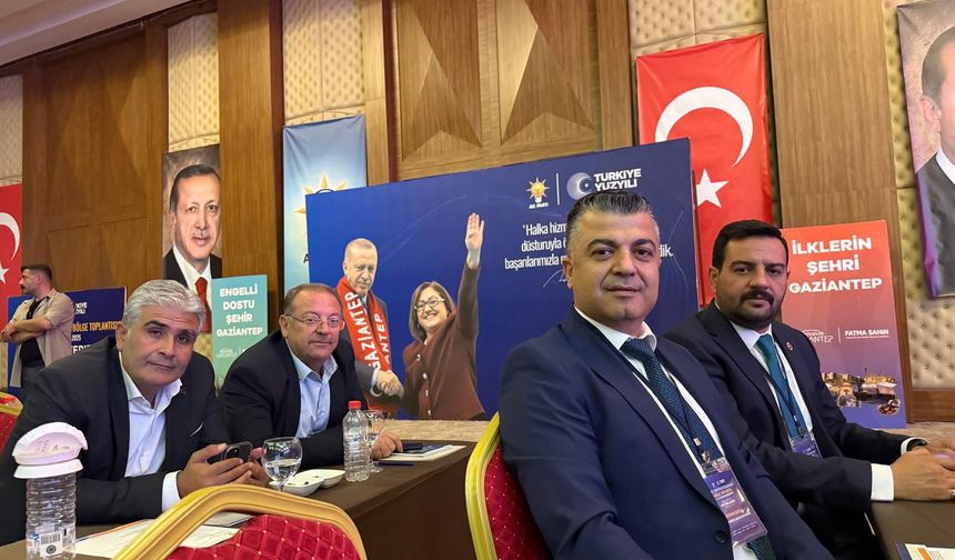 Nar Belediye Başkanı Süleyman Özçelik, Gaziantep’teki Belediye Başkanları Toplantısına Katıldı