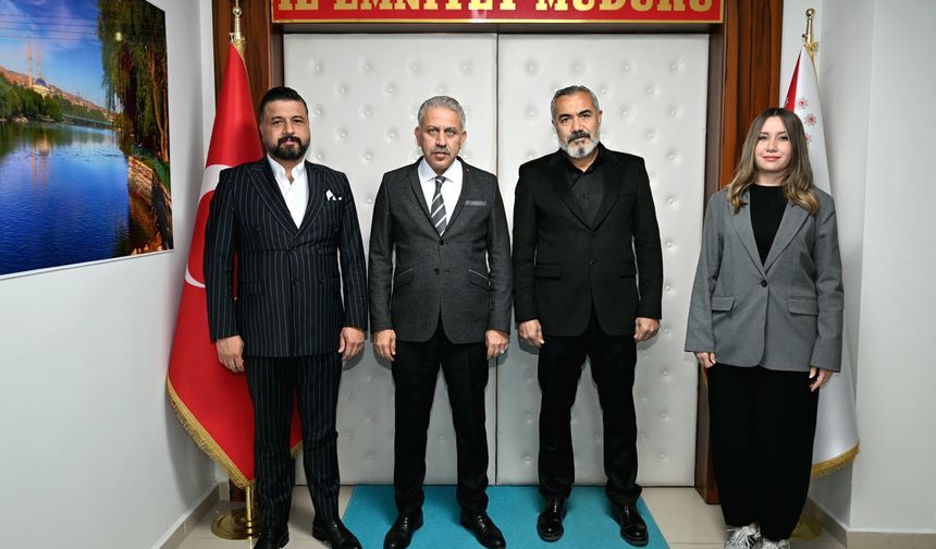 Versa Hastanesi Yönetiminden Emniyet Müdürü Karaman’a Ziyaret