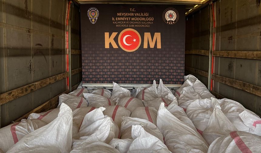 Nevşehir’de 2 Operasyonda 6 Ton 880 Kilo Kıyılmış Tütün Ele Geçirildi