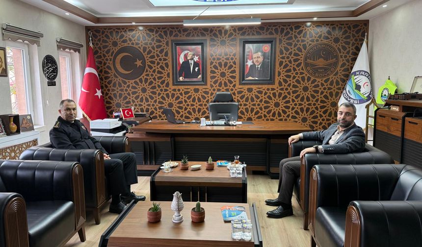 Jakem Komutanı Fırat, Başkan Güneş’i Ziyaret Etti