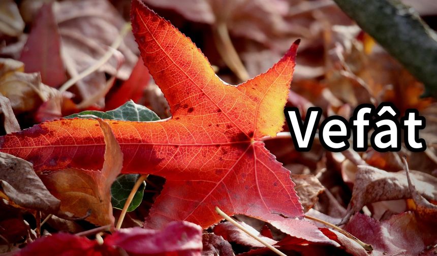 Nurhan Şahin Vefât Etti