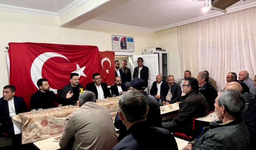 Başkan Aygün ve Başkan Balak Teşkilat Üyeleriyle Birlikte Yeni Yaylacık ve Eski Yaylacık Köylerinde Vatandaşla Buluştu