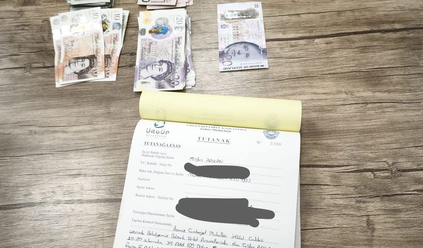 Ürgüp’te Otopark Görevlisinin Bulduğu Para Sahibine Ulaştırıldı