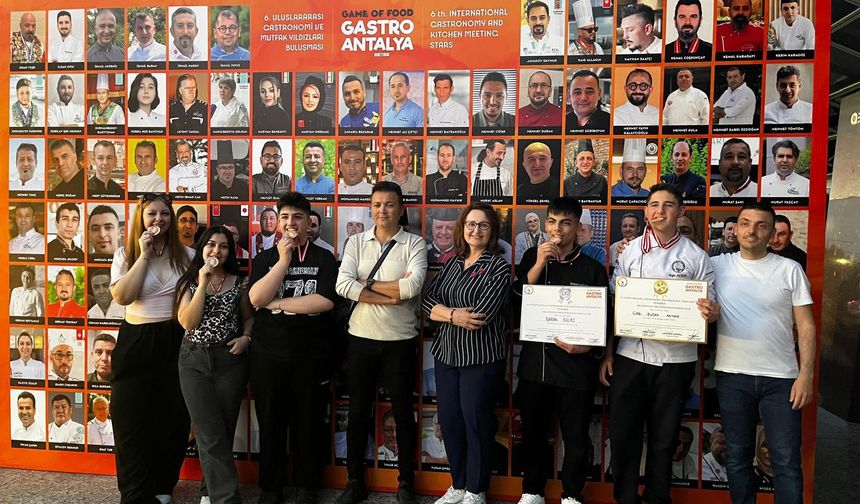 Genç Şefler Antalya’dan Madalyalarla Döndü