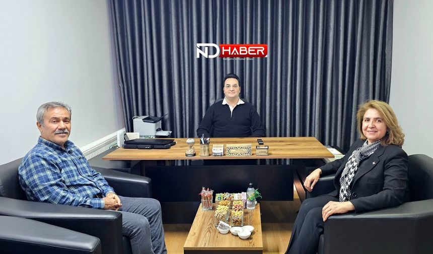 Nevşehir SMMMO Başkanı Filiz Sayın’dan ND Haber’e 10 Ocak Çalışan Gazeteciler Günü Ziyareti