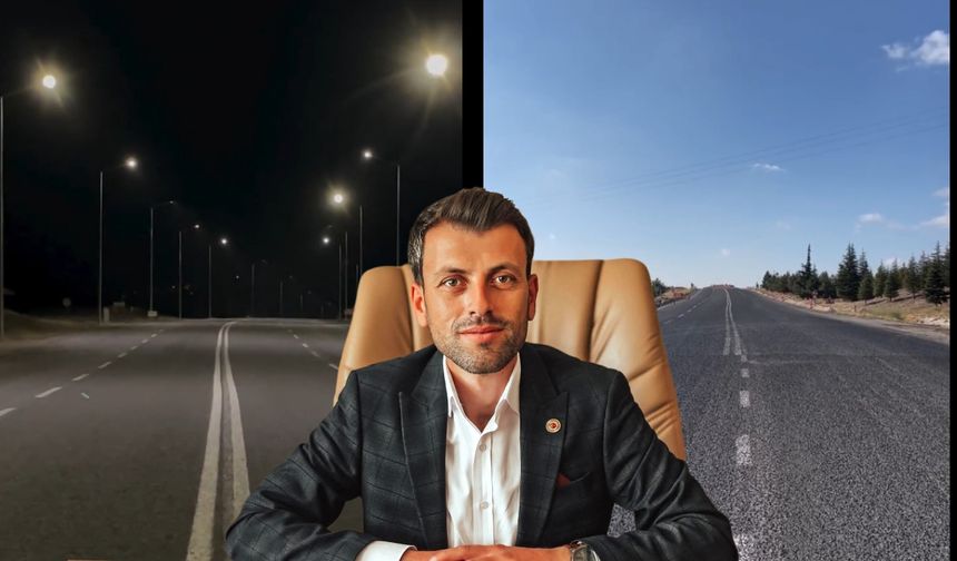 Sulusaray, 2000 Evler Yolunda Aydınlatma Çalışmaları Tamamlandı