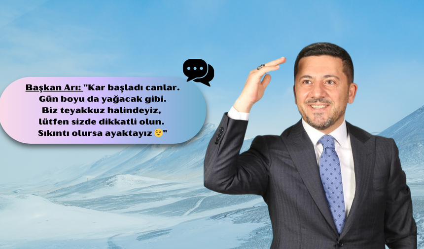 Nevşehir’de Kar Yağışı Başladı, Belediye Teyakkuzda