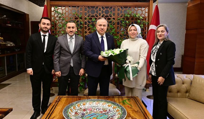 Vali Ali Fidan DSİ 124. Şube Müdürlüğü Personelini Kabul Etti