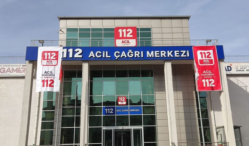 Nevşehir 112 Acil Çağrı Merkezi 2025’te 314 Bin 525 Çağrı Karşıladı, Asılsız Çağrılar Yüzde 27’ye Düştü