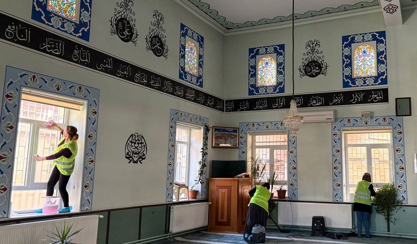 Göreme'de Ramazan Öncesi Camilerde Detaylı Temizlik