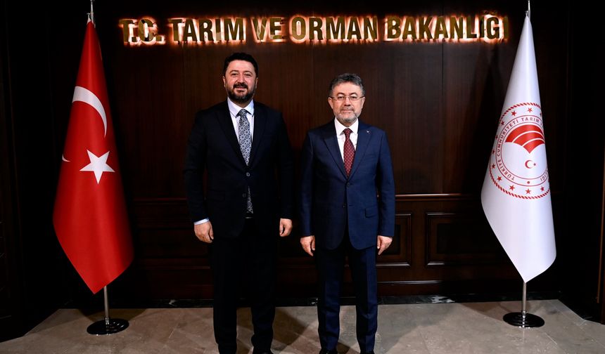 Nevşehir Tarım ve Hayvancılık Yatırımları Gündemde Milletvekili Çalışkan Bakan Yumaklı ile Görüştü