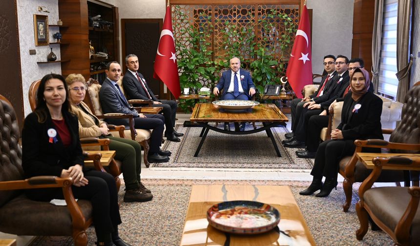 Nevşehir’de 37’nci Vergi Haftası Kapsamında Vali Ali Fidan’a Ziyaret