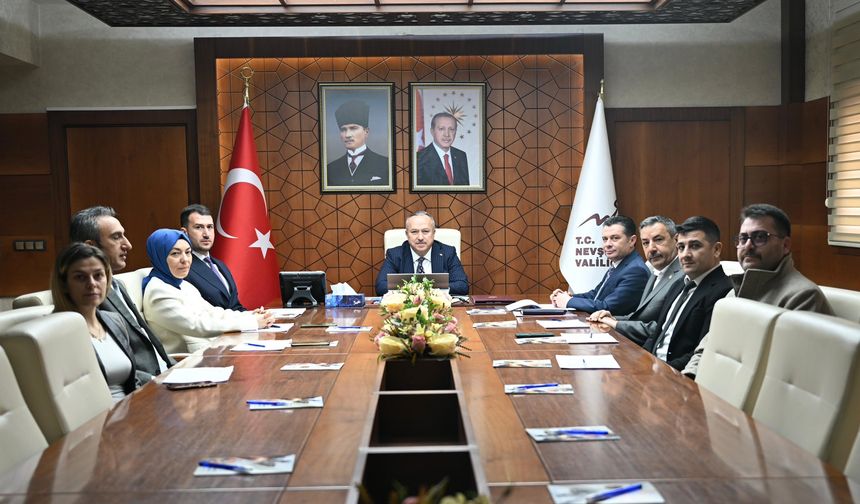Nevşehir Toprak Koruma Kurulu Toplantısı Valilikte Gerçekleştirildi