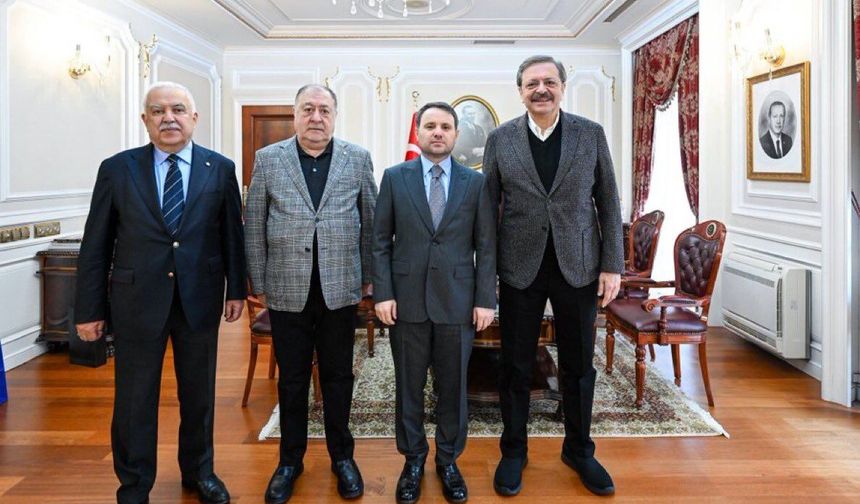 Parmaksız ve Hisarcıklıoğlu’ndan Bakan Gürlek’e Hayırlı Olsun Ziyareti